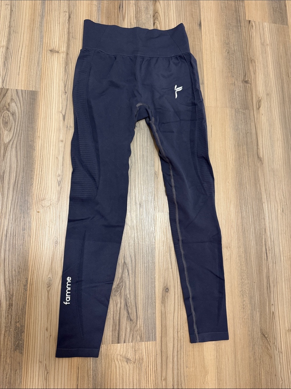 Famme Navy High-Rise Performance Leggings